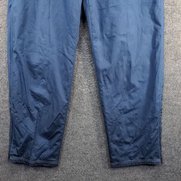 Travel Smith Men's Track Pants Blue Large Drawstring Waist Ankle Zip Mesh Lined - Picture 7 of 12